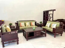 一善一品 紅木家具 非洲花梨（學(xué)名：刺猬紫檀）全實(shí)木沙發(fā)組合新中式客廳家具一款雙色 預付選項 訂制顏色 單拍不發(fā) 曬單實(shí)拍圖