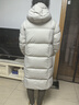 君羽羽絨服女中長款24年秋冬新款800蓬白鵝絨加厚保暖戶外鵝絨服52294 香草 L 推薦131-145斤 曬單實拍圖