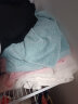 洁丽雅（Grace）德国鲁道夫抗菌纯棉毛巾浴巾男女通用三件套 吸水舒适套装 绿色 实拍图