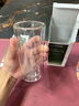 MARTIGUES家用創(chuàng  )意雙層玻璃杯防燙喝水杯子花茶杯泡茶杯直身飲料 牛奶杯 1支/雙層直身杯275毫升 曬單實(shí)拍圖