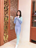 優(yōu)優(yōu)1點(diǎn)（Yoyo one）兒童速干套裝2025秋冬新款女童戶外訓(xùn)練運(yùn)動(dòng)服滑雪保暖內(nèi)搭功能衣 17113藍(lán)綠漸變 170 L【建議身高165-170】 曬單實(shí)拍圖