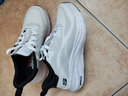 斯凱奇（Skechers）云跡2代丨跑步鞋男女回彈緩震輕便網(wǎng)布透氣春夏情侶款休閑運動(dòng)鞋 男款-白色/黑色/WBK 40 曬單實(shí)拍圖