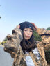肯默（KENMO）春夏季薄款透氣女士蕾絲堆堆帽男嘻哈時(shí)尚包頭帽防曬遮陽毛線帽 黑色 標(biāo)準(zhǔn)均碼53-64cm 曬單實(shí)拍圖