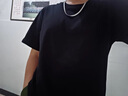 天龍致尊（Denon supreme）短袖t恤男裝潮牌夏季中國風(fēng)鳳凰刺繡半袖純棉寬松情侶上衣國潮T恤 617黑色 XL碼(建議135-155斤) 曬單實拍圖