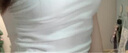 FitonTon褶皺吊帶背心女帶胸墊免穿文胸可外穿內(nèi)搭美背運動打底衫無袖T恤 曬單實拍圖