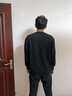 卡賓（CABBEEN）【格子提花】刺繡圓領(lǐng)衛(wèi)衣男2024秋季新款寬松長袖情侶裝純色 米白色12 L /175/50 曬單實拍圖
