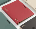 【免費刻字】KOKUYO日本國譽(yù)活頁(yè)本不咯手學(xué)生筆記本外殼可拆卸活頁(yè)夾手賬本記事本子  一米新純B5紅色 曬單實(shí)拍圖