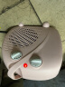 奥克斯（AUX）暖风机取暖器办公室电暖气家用节能台式电暖器热风机200A2 香槟色-双温控【升级2.2米加长加粗线】 实拍图