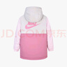 NIKE耐克童裝女童中長(cháng)款保暖棉服冬季新款大口袋兒童連帽外套 曬單實(shí)拍圖