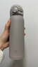 象?。╖O JIRUSHI）保溫杯灰色480ml 不銹鋼真空彈蓋杯便攜學生水杯子 SM-WS48-HM 曬單實拍圖