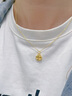 中國黃金（CHINA GOLD）四葉草黃金項鏈女足金愛(ài)心吊墜生日禮物送女友老婆結婚紀念實(shí)用 足金幸福四葉草吊墜+K金鏈 曬單實(shí)拍圖
