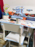 佩奇状元 儿童学习桌椅套装家用升降书桌小孩写字桌小学生课桌椅生日礼物 尊享太空（抗醛桌+矫姿工学椅） 实拍图
