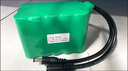 德力普（Delipow）12v鋰電池帶電量顯示大容量戶外露營頭燈庭院太陽能路燈監(jiān)控設(shè)備電源蓄電池24V聚合物鋰電池組 DIY轉(zhuǎn)接頭一對裝 配1A充電器 曬單實拍圖