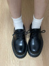 马丁（DR.MARTENS）春夏1461 Quad 经典松糕光面皮黑色厚底3孔马丁单鞋 黑色 36 晒单实拍图