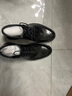 他她（TATA）商務(wù)休閑皮鞋男士棕色英倫真皮牛津鞋秋新款MFB01CM4 黑色 39 曬單實(shí)拍圖