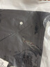 圣得西時(shí)尚松緊腰抽繩系帶褲秋季新款百搭輕薄速干褲 黑色直筒 XL 曬單實(shí)拍圖