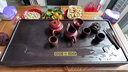 三醒整塊天然黑烏檀木茶盤(pán)實(shí)木茶臺大號簡(jiǎn)約家用客廳辦公功夫創(chuàng  )意茶道 80*40*4.5CM  曬單實(shí)拍圖