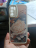 屹川 適用 opporeno6/pro/+手機(jī)殼 全包防摔網(wǎng)紅復(fù)古高級(jí)感新款皮紋硅膠軟殼望舒金蓮女款 Reno6【古董白】望舒金蓮-贈(zèng)掛繩 曬單實(shí)拍圖