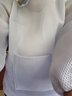 蜂之家防蜂服全套蜜蜂養蜂防護服防蜂蟄夏季透氣帶帽子上衣服取蜜半身 新款網(wǎng)狀透氣衣【淺灰】 曬單實(shí)拍圖