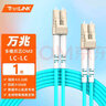 netLINK 電信級萬兆光纖跳線LC-LC多模雙芯10米 雙工光纜尾纖OM3 50/125μm低煙無鹵入戶光纖線HTF-WM2210 曬單實(shí)拍圖