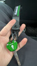 珊藝川崎NINJA400 650改裝鑰匙殼Z400鑰匙扣忍者摩托車(chē)改裝配件 B款綠色+鑰匙繩 曬單實(shí)拍圖