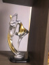 福美林（FUMEILIN）欧式客厅家居装饰品创意电视柜酒柜抽象工艺品摆件雕塑艺术品礼品 金色舞女小号一个 实拍图