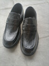 卡帝樂(lè )鱷魚(yú)（CARTELO）樂(lè )福鞋男士皮鞋商務(wù)休閑鞋透氣軟面皮一腳蹬皮鞋男9925黑色39 曬單實(shí)拍圖