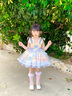 G.DUCKKIDS童裝洛麗塔兒童裙子夏季公主裙女童連衣裙夏裝繁星生日蓬蓬裙女孩 紫色 90尺碼1~2歲【 80-90cm】cm 曬單實(shí)拍圖