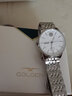 古尊（GOLGEN）手表男士自動(dòng)機械表雙日歷麒麟腕表福瑞系列生日禮物送男友6160 鋼帶全白雙歷機械男GN.6160M.PS 曬單實(shí)拍圖