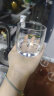 青苹果无铅玻璃杯 洋酒杯威士忌杯啤酒杯 水杯茶杯6只装ES5102 250ml 实拍图