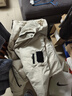Foss Phil 羽絨服男士冬季寬松沖鋒戶外衣服連帽情侶潮牌中長款加厚外套 JSWZ-BL3653米色 L 曬單實(shí)拍圖