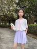 小豬彼特女童褲子2025夏季新款冰絲短褲兒童速干運動(dòng)褲夏裝女大童薄款裙褲 18426紫色【速干·冰絲】 150 cm 曬單實(shí)拍圖