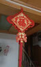 錦伴中國結喜字掛件結婚婚房布置入戶(hù)門(mén)客廳玄關(guān)掛飾婚禮新房裝飾 永結同心【約47*90cm】 1個(gè) 曬單實(shí)拍圖