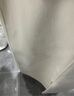 法曼萱白色雙面羊毛半身裙女秋冬新款高級感開叉包臀毛呢裙子 高雅白 S 160/64A 曬單實拍圖