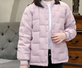 迪士尼（Disney）兒童輕薄內(nèi)膽2023新款男童女童羽絨服中大童保暖外穿秋冬外套 粉紅色 170碼身高150-160cm 曬單實拍圖