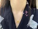 顧豪珠寶展廳足金999莫比烏斯環(huán)吊墜項(xiàng)鏈女新款黃金吊墜禮物送女友 足金莫比烏斯環(huán)吊墜 吊墜+免費(fèi)項(xiàng)鏈 曬單實(shí)拍圖