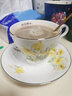AYNSLEY英國安斯麗約克月份花系列咖啡杯碟骨瓷高顏值下午茶具歐式伴手禮 三月水仙咖啡杯碟 月份花系列 曬單實(shí)拍圖