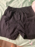 雷黛茜百搭新款休閑短褲女棉麻透氣高腰夏天外穿薄款熱褲居家運動(dòng)三分褲 黑色 2XL _[建議120-134斤] 曬單實(shí)拍圖