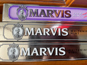 瑪爾斯（MARVIS）【3支裝】瑪爾仕（MARVIS）牙膏薄荷清新口氣亮白去漬進(jìn)口瑪爾斯 銀+紫+銀 85ml*3 曬單實(shí)拍圖
