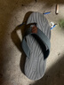 卡帝樂(lè )鱷魚(yú)潮牌男士拖鞋人字拖男夏室外潮個(gè)性防滑防臭外穿情侶沙灘夾拖涼拖大碼新品 灰色 46 曬單實(shí)拍圖