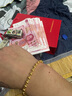 喜緣祥珠寶足金999光面圓珠佛珠黃金手鏈經(jīng)典轉運珠手鏈情人節生日禮物 鏈長(cháng)17CM金重8.65g 曬單實(shí)拍圖