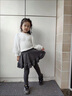 G.DUCKKIDS小黃鴨女童打底褲假兩件褲裙兒童長(cháng)褲子秋冬加絨加厚女孩公主裙子 灰色 110 尺碼4~5歲【100-110cm】 曬單實(shí)拍圖