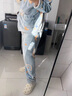 浪莎哺乳睡衣秋冬季月子服珊瑚絨保暖加絨加厚孕婦喂奶家居服套裝 88531 L 曬單實(shí)拍圖