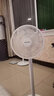 HYUNDAI韓國電風(fēng)扇落地扇家用臺式立式兩用大風(fēng)力電扇宿舍小型強力搖頭扇 遙控標準款 曬單實(shí)拍圖