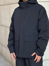 Calvin KleinJeans【戶外防風防水】三合一內(nèi)膽可拆卸登山?jīng)_鋒羽絨服J327348 BEH-太空黑 XL 曬單實拍圖