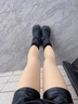 JTTCAC日本光腿神器秋冬加絨加厚保暖黑透膚水光襪春秋連褲襪加大碼 自然膚 連腳 1條 200克薄絨（均碼80-130斤） 曬單實(shí)拍圖