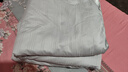 羅蘭家紡手工蠶絲被100桑蠶絲被子母被二合一單雙人春秋被芯冬被四季通用 100%桑蠶絲-神秘灰 200x230cm【6斤】春秋被 曬單實(shí)拍圖
