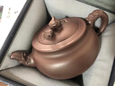 璽翰雅 宜興紫砂壺名家純全手工泡茶壺家用功夫茶套具原礦紫泥魚(yú)龍壺高檔茶器茶道禮品 魚(yú)躍龍門(mén) (大款) 400ml 曬單實(shí)拍圖