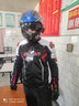 杜漢（DUHAN）摩托車騎行服夏季男女款四季網(wǎng)眼透氣防摔賽車機車服騎士裝備外套 男款紅白夏季網(wǎng)眼升級護背 XL 曬單實拍圖