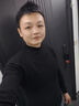 啄木鳥【兩件裝】毛衣男秋冬季半高領(lǐng)加厚保暖打底衫修身針織衫毛線衣男 白色+黑色（加絨款） XL 曬單實拍圖